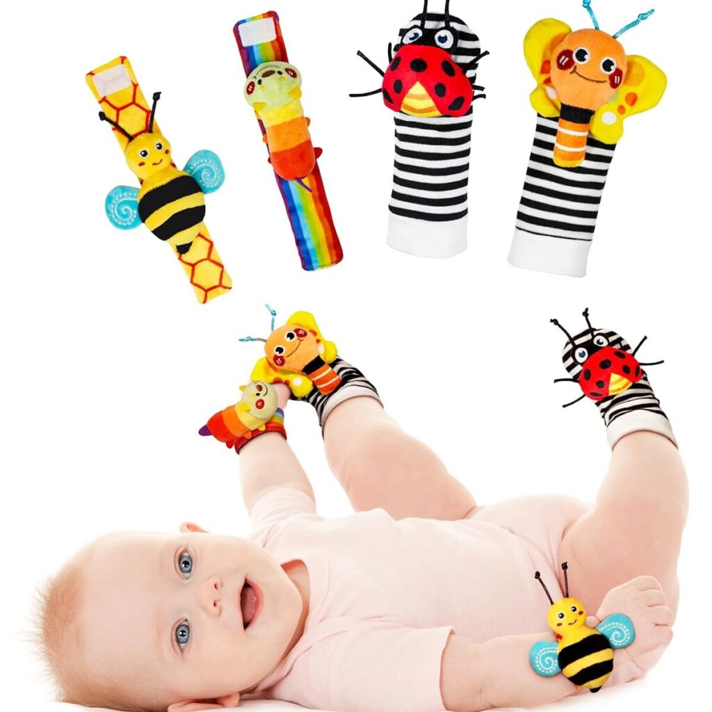 Baby Rasselsocken Spielzeug