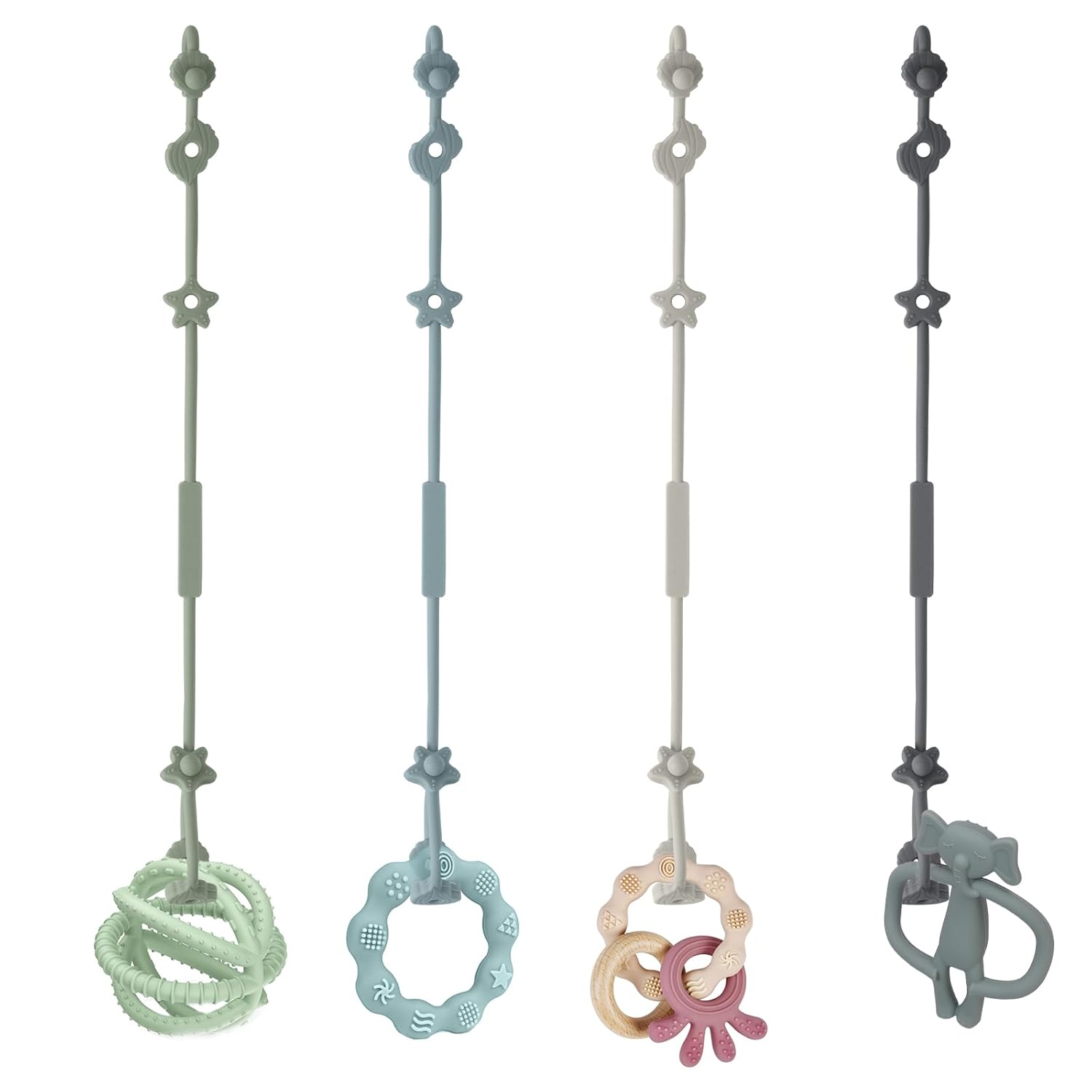 Silikon Spielzeug Clip zum aufhängen von Spielzeug