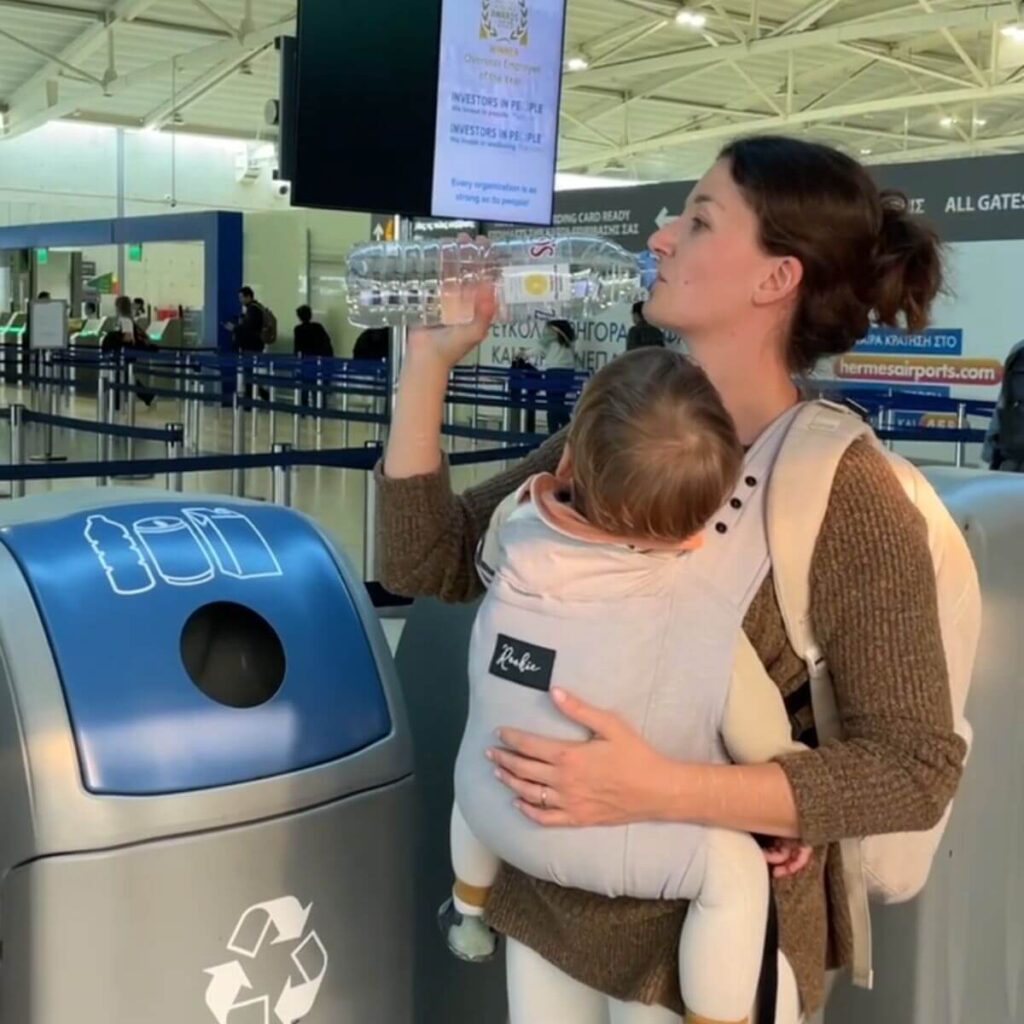 Flüssigkeiten im Handgepäck mit Baby